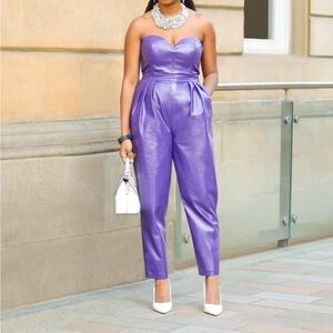 Vibrant m.i.u. Purple Jumpsuit